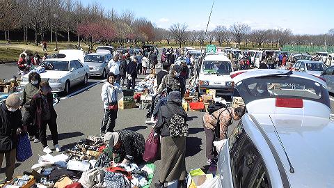 川越水上公園 フリーマーケット